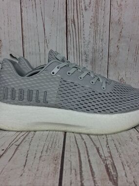 NOBULL Journey Running Shoes Men's Size 12.5 Gray White Sneakers